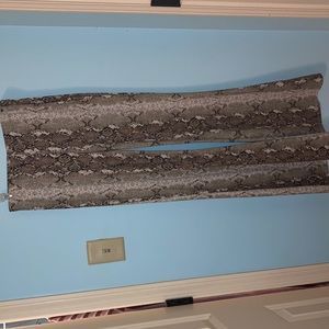 Snakeskin Flare pants